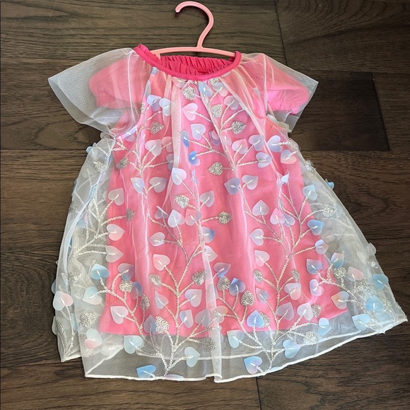 Hatley Pink and White Kids Formal Dress 6-9 months - Picture 1 of 6